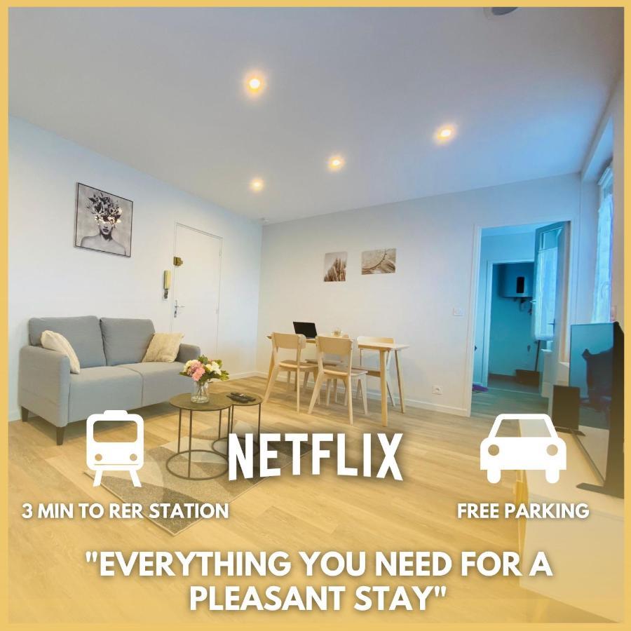 Cozy Appart' A Deux Pas De La Gare - Cozy Houses Palaiseau Ngoại thất bức ảnh